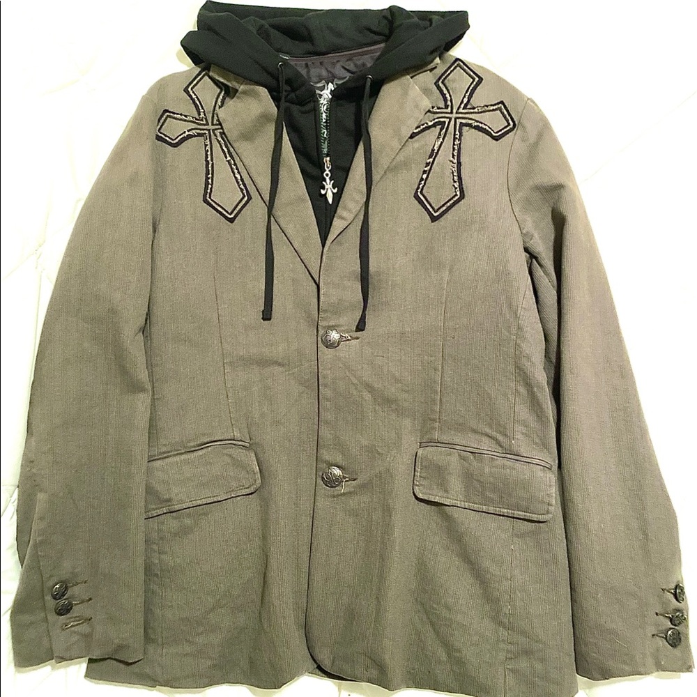 Roar "Brave Soul" Blazer w/ Removable Hood Men L